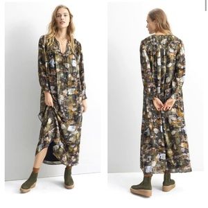 NWOT Metallic Anthropologie Maxi